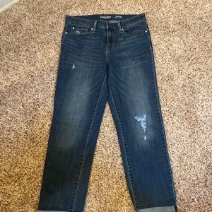 Levi’s slim cut cuffed jeans